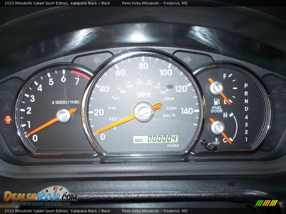 2010 Mitsubishi Galant Sport Edition Kalapana Black / Black Photo #8
