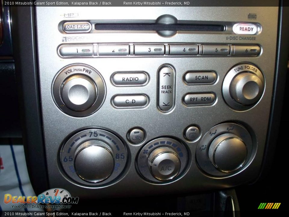 2010 Mitsubishi Galant Sport Edition Kalapana Black / Black Photo #11