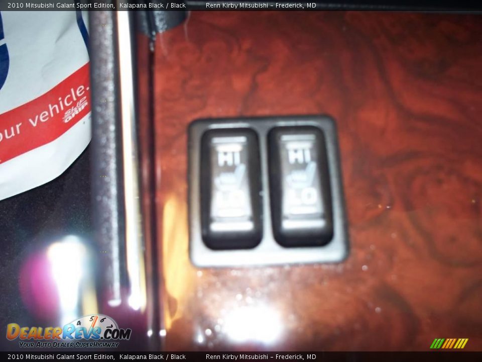 2010 Mitsubishi Galant Sport Edition Kalapana Black / Black Photo #13