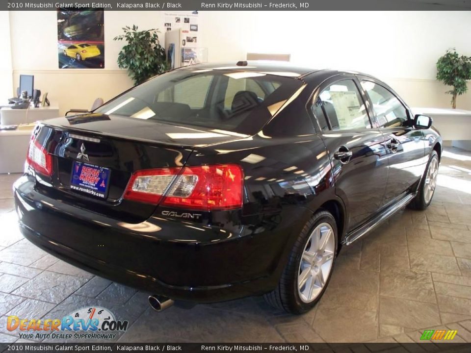2010 Mitsubishi Galant Sport Edition Kalapana Black / Black Photo #24