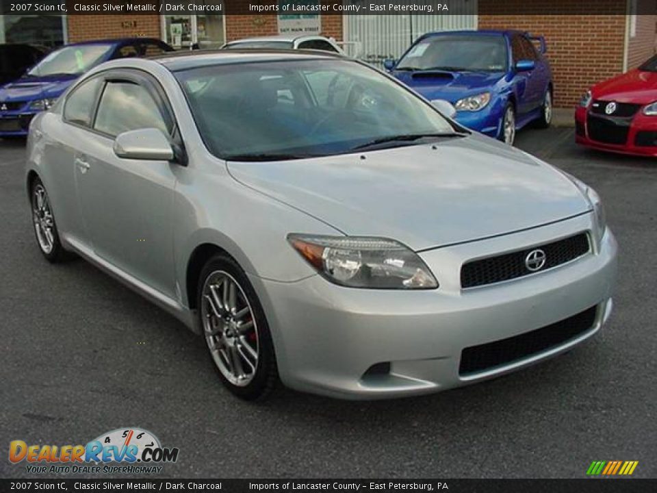 2007 Scion tC Classic Silver Metallic / Dark Charcoal Photo #1