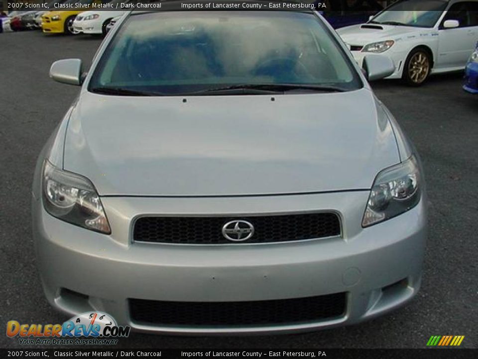 2007 Scion tC Classic Silver Metallic / Dark Charcoal Photo #2