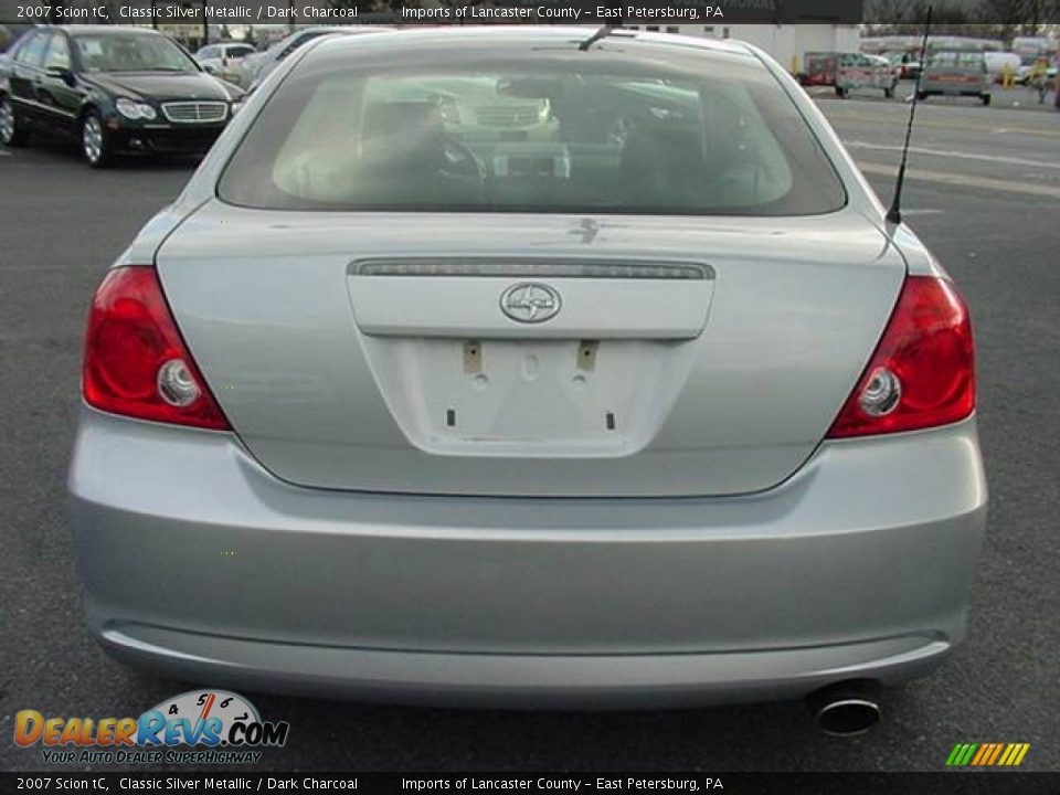 2007 Scion tC Classic Silver Metallic / Dark Charcoal Photo #5