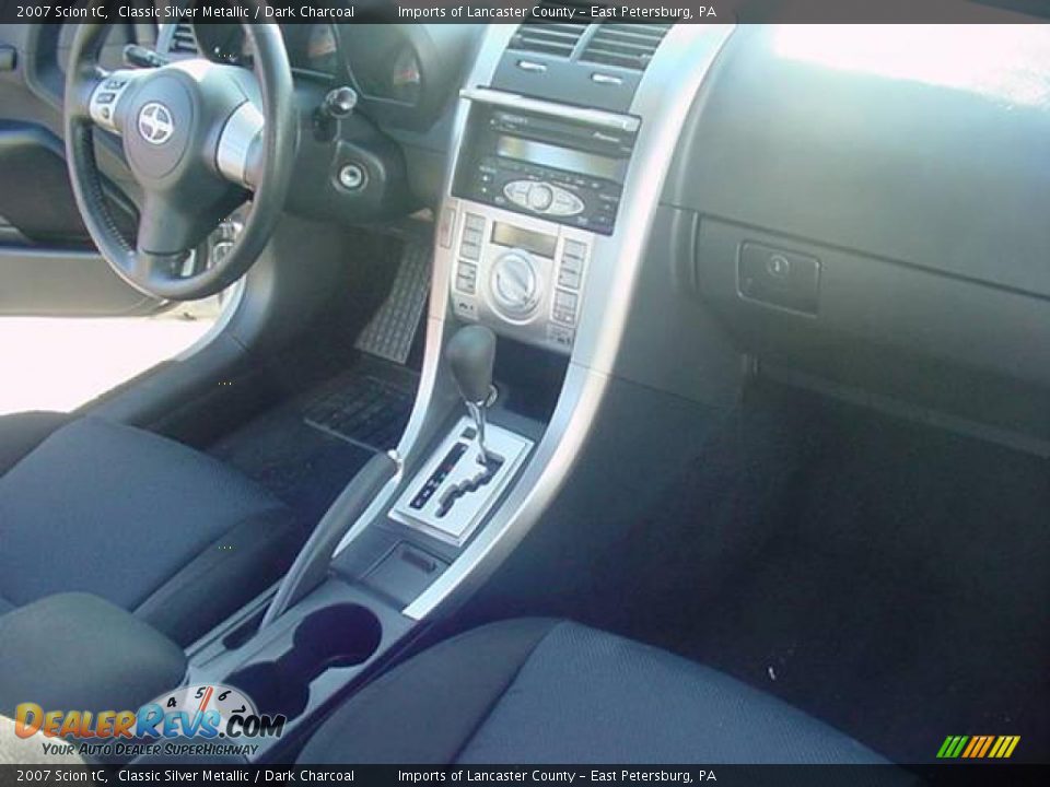 2007 Scion tC Classic Silver Metallic / Dark Charcoal Photo #9