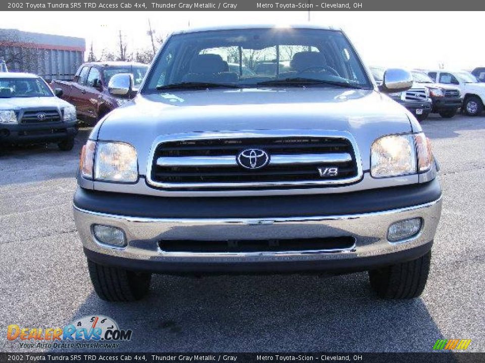 2002 Toyota Tundra SR5 TRD Access Cab 4x4 Thunder Gray Metallic / Gray Photo #8