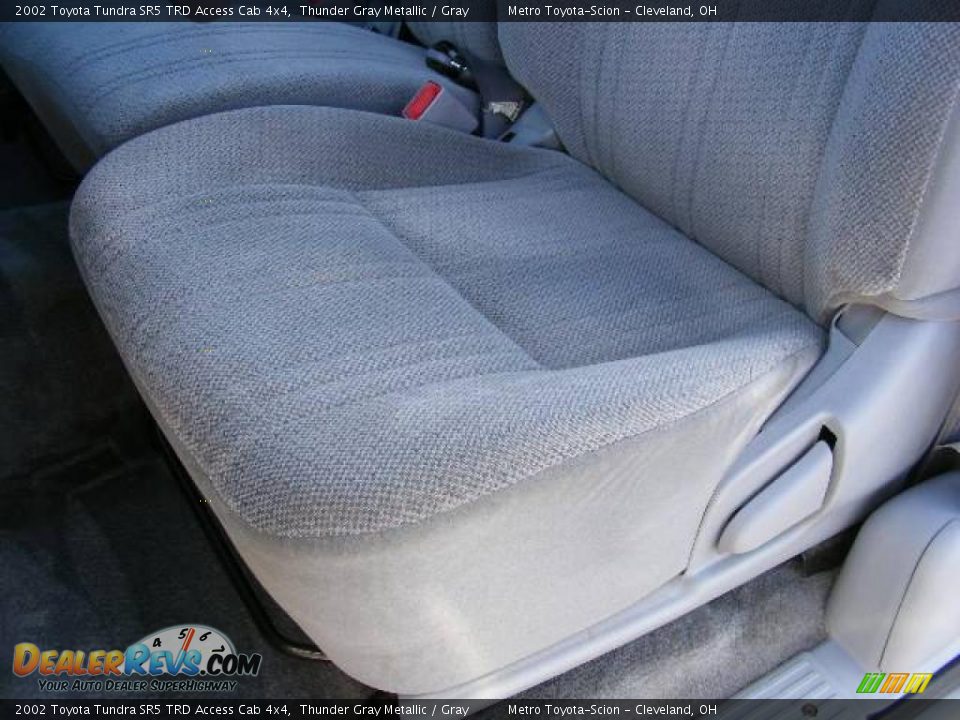 2002 Toyota Tundra SR5 TRD Access Cab 4x4 Thunder Gray Metallic / Gray Photo #10