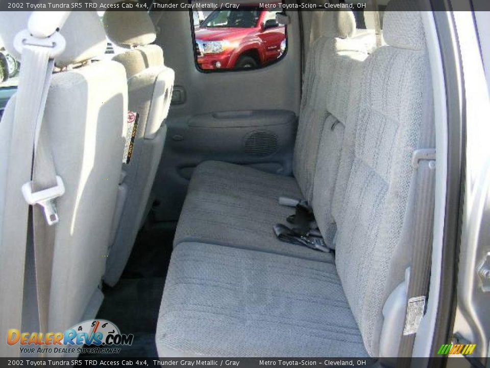 2002 Toyota Tundra SR5 TRD Access Cab 4x4 Thunder Gray Metallic / Gray Photo #11