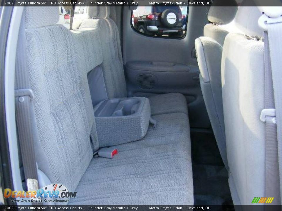 2002 Toyota Tundra SR5 TRD Access Cab 4x4 Thunder Gray Metallic / Gray Photo #12
