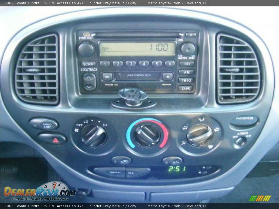2002 Toyota Tundra SR5 TRD Access Cab 4x4 Thunder Gray Metallic / Gray Photo #18