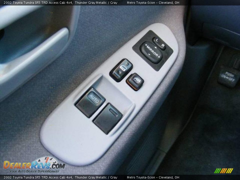 2002 Toyota Tundra SR5 TRD Access Cab 4x4 Thunder Gray Metallic / Gray Photo #21