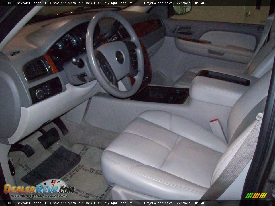2007 Chevrolet Tahoe LT Graystone Metallic / Dark Titanium/Light Titanium Photo #12