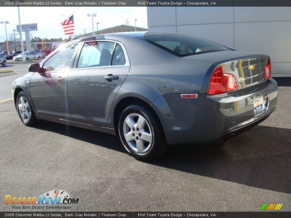 2008 Chevrolet Malibu LS Sedan Dark Gray Metallic / Titanium Gray Photo #3