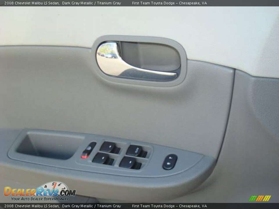 2008 Chevrolet Malibu LS Sedan Dark Gray Metallic / Titanium Gray Photo #11