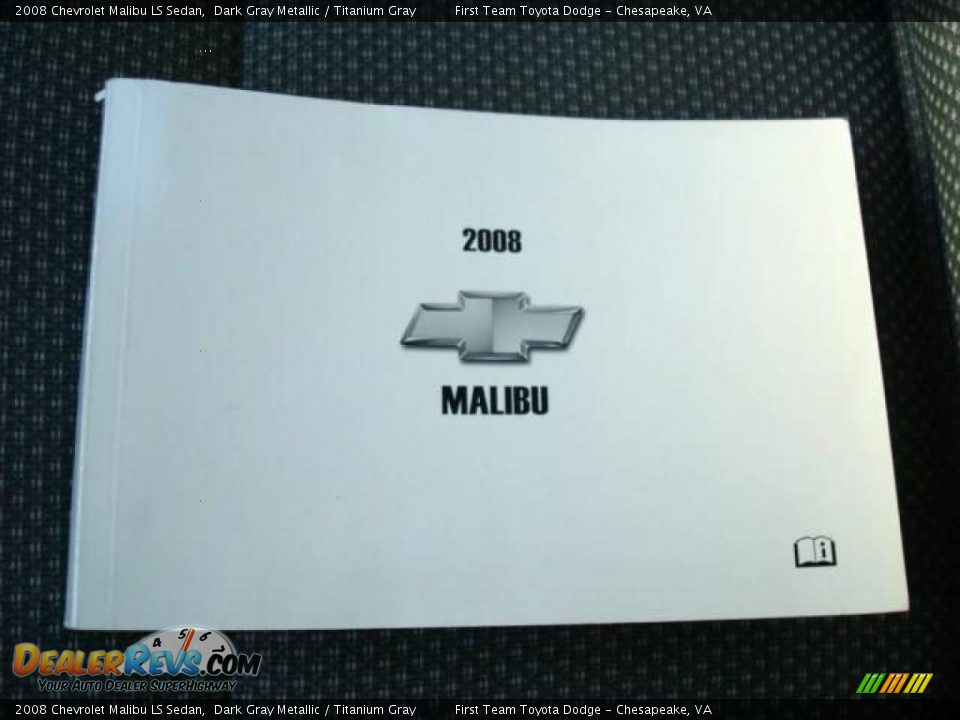 2008 Chevrolet Malibu LS Sedan Dark Gray Metallic / Titanium Gray Photo #21