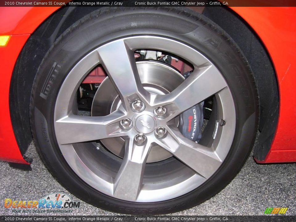 2010 Chevrolet Camaro SS Coupe Inferno Orange Metallic / Gray Photo #7