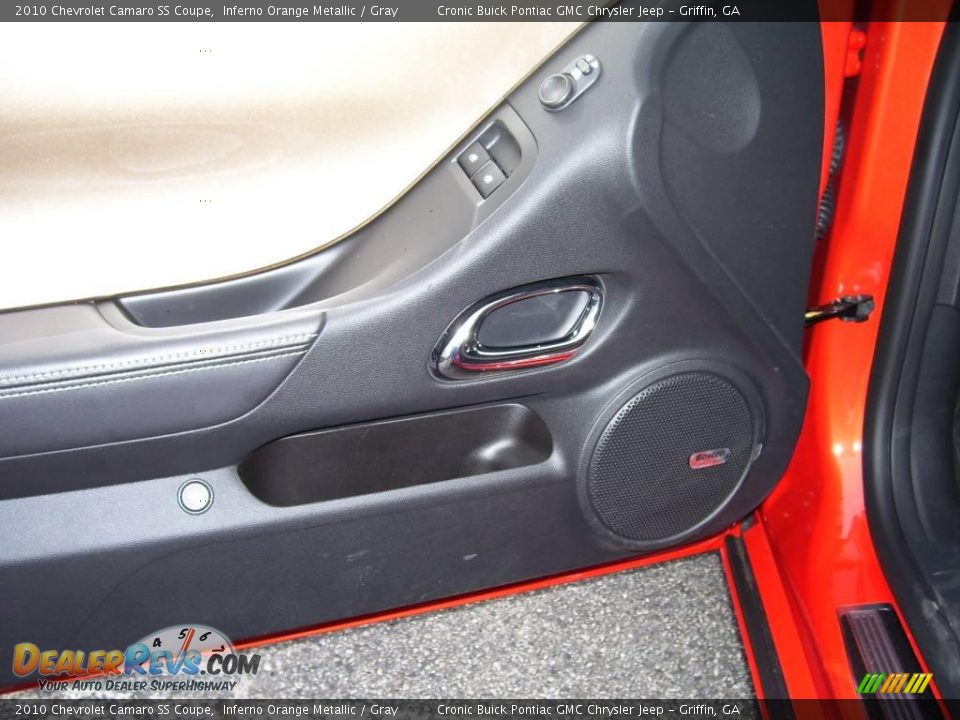 2010 Chevrolet Camaro SS Coupe Inferno Orange Metallic / Gray Photo #9