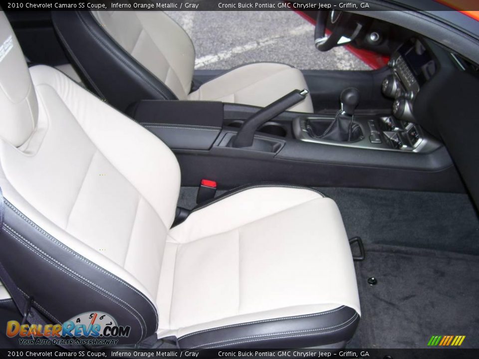 2010 Chevrolet Camaro SS Coupe Inferno Orange Metallic / Gray Photo #12