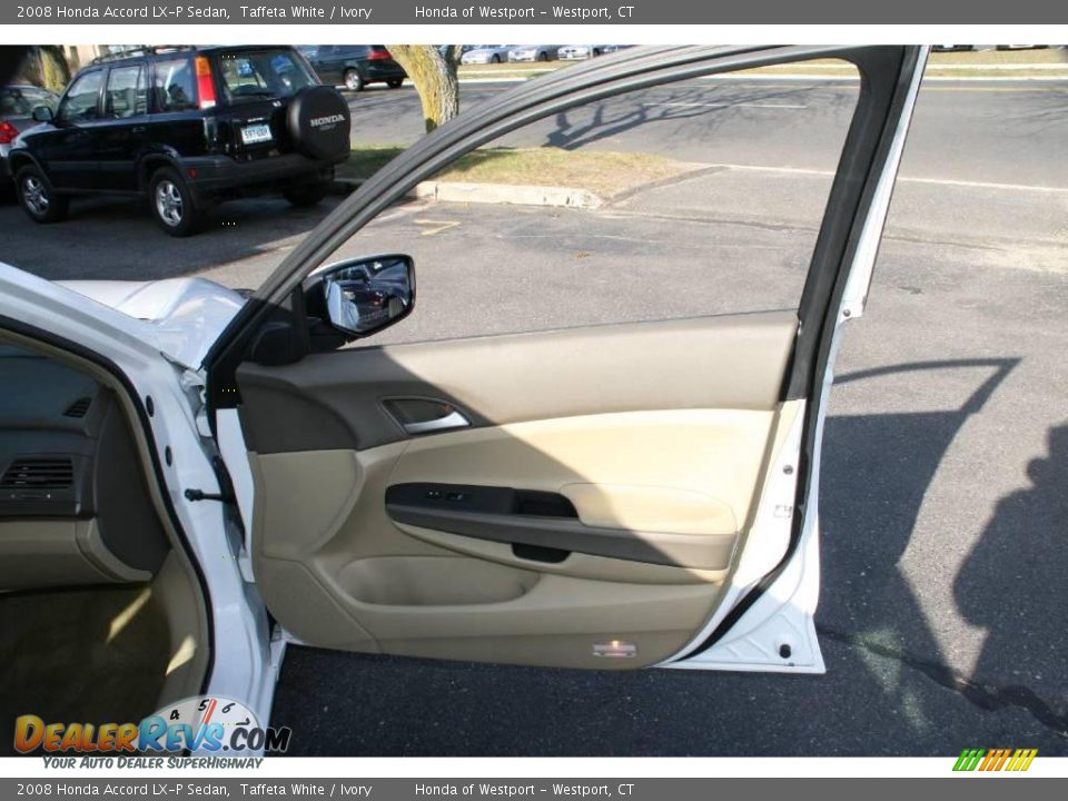 2008 Honda Accord LX-P Sedan Taffeta White / Ivory Photo #14