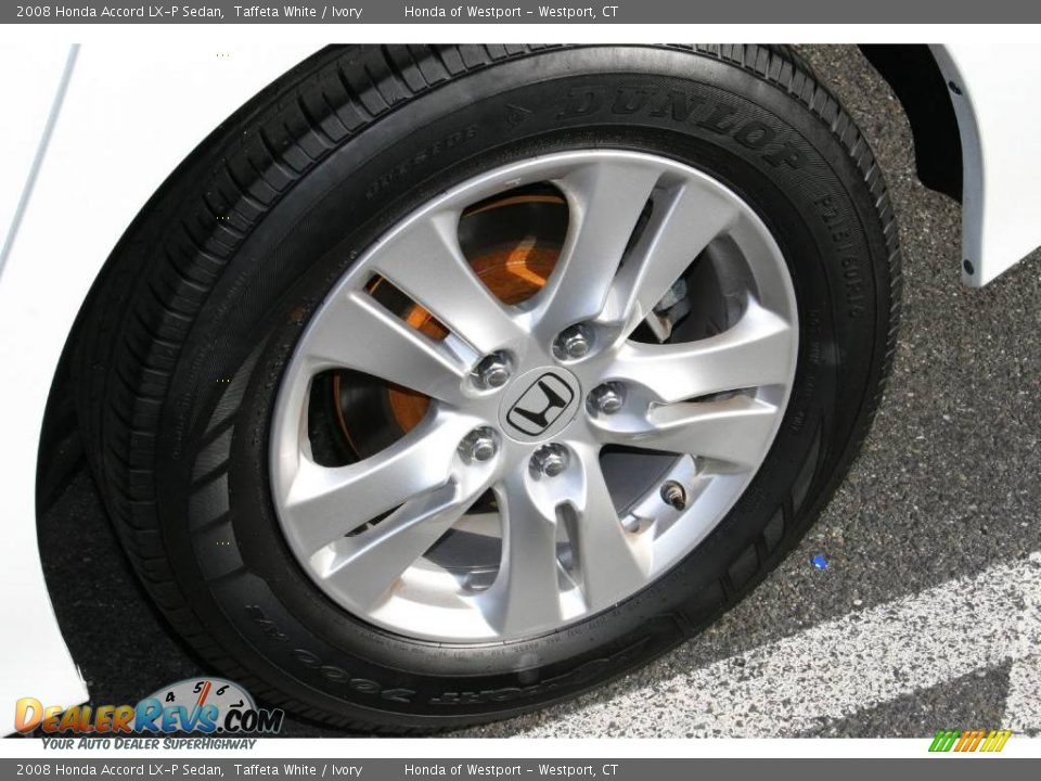 2008 Honda Accord LX-P Sedan Taffeta White / Ivory Photo #18