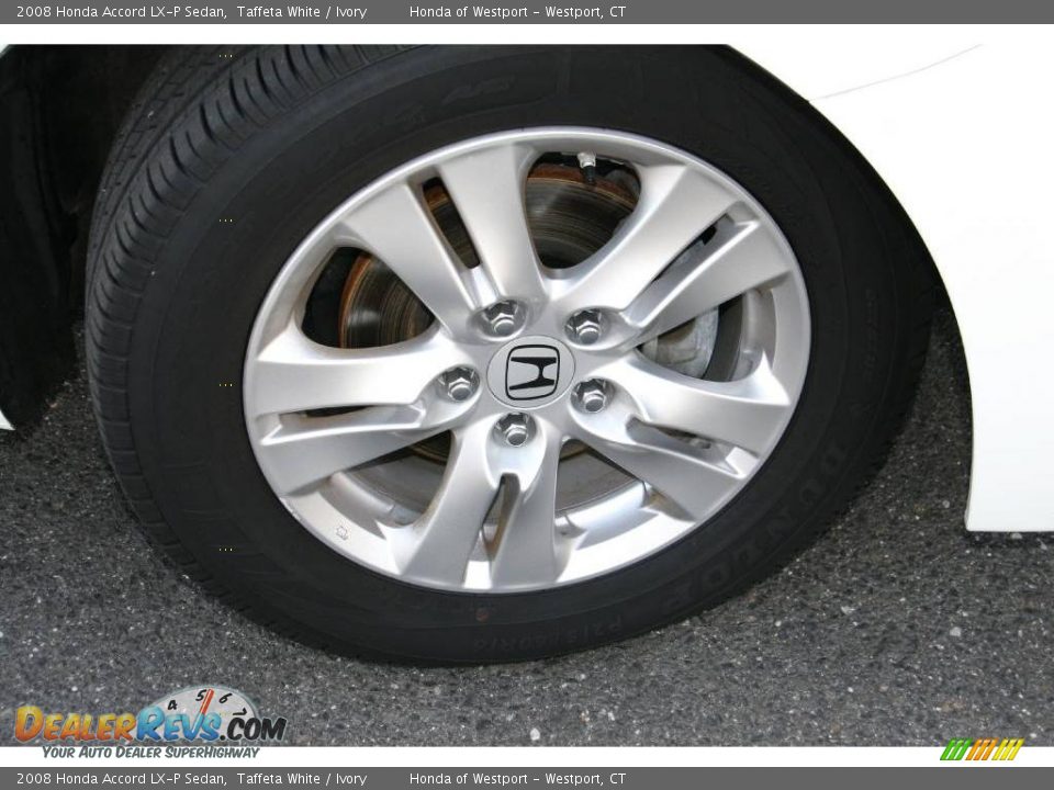 2008 Honda Accord LX-P Sedan Taffeta White / Ivory Photo #20