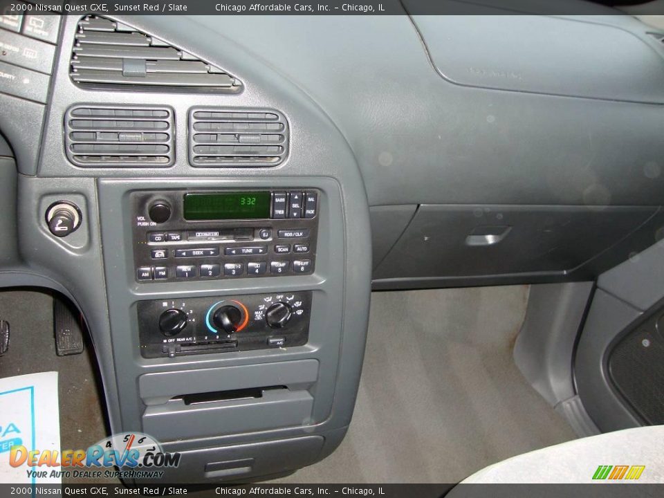 2000 Nissan Quest GXE Sunset Red / Slate Photo #19