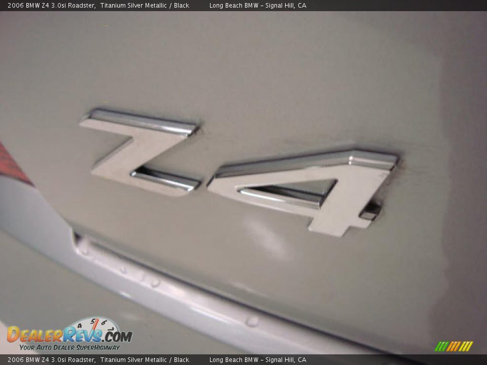 2006 BMW Z4 3.0si Roadster Titanium Silver Metallic / Black Photo #7