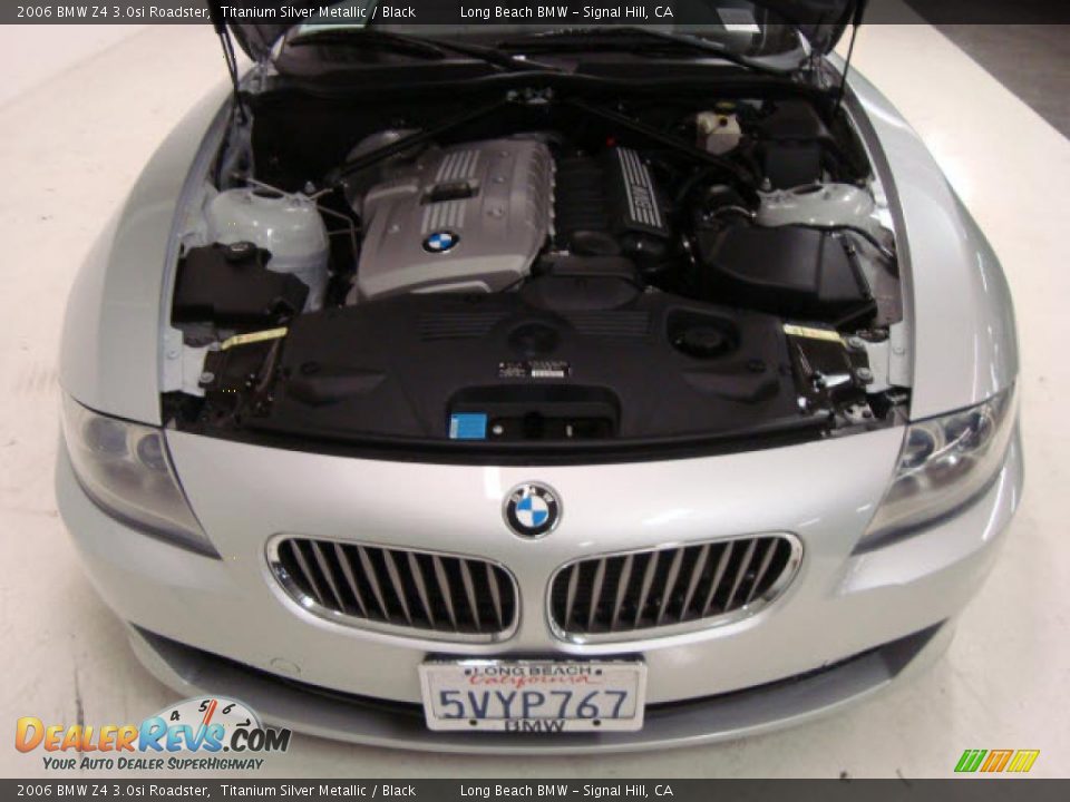 2006 BMW Z4 3.0si Roadster Titanium Silver Metallic / Black Photo #13