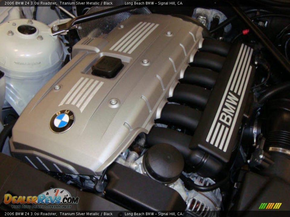 2006 BMW Z4 3.0si Roadster Titanium Silver Metallic / Black Photo #14