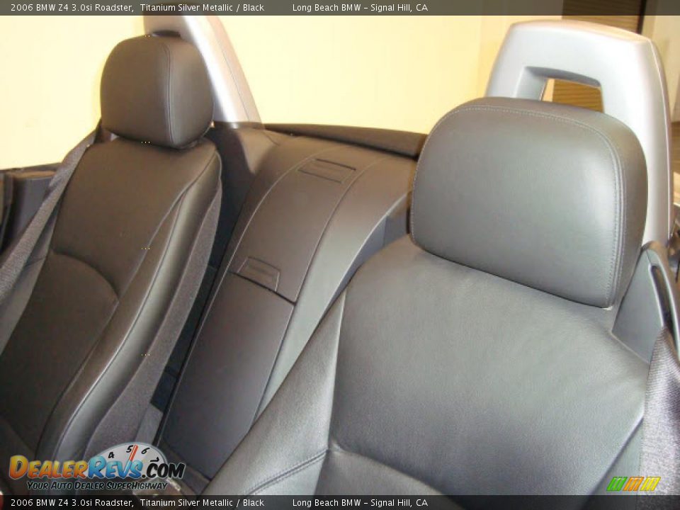 2006 BMW Z4 3.0si Roadster Titanium Silver Metallic / Black Photo #17