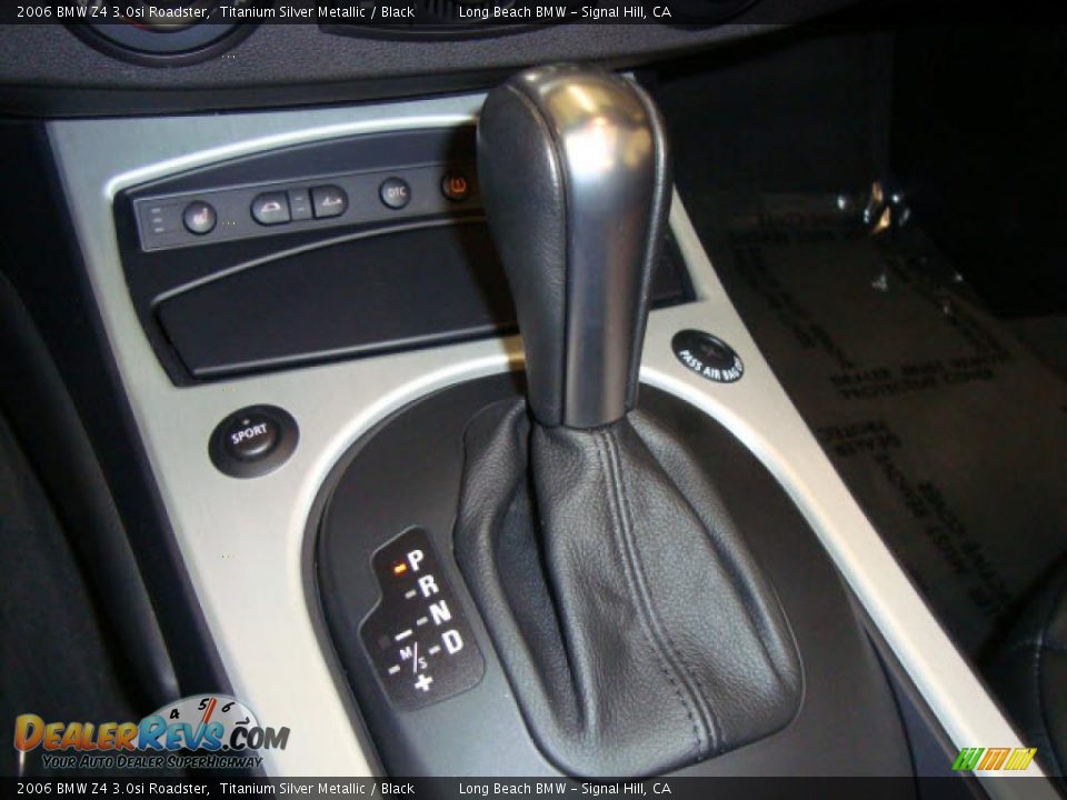 2006 BMW Z4 3.0si Roadster Titanium Silver Metallic / Black Photo #24