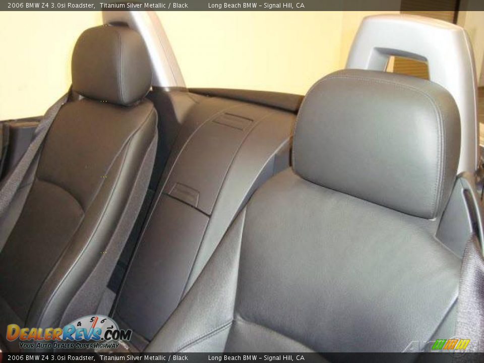 2006 BMW Z4 3.0si Roadster Titanium Silver Metallic / Black Photo #27
