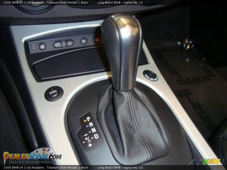 2006 BMW Z4 3.0si Roadster Titanium Silver Metallic / Black Photo #34
