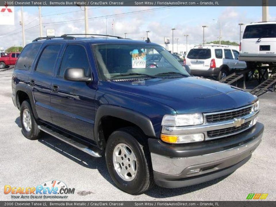 2006 Chevrolet Tahoe LS Bermuda Blue Metallic / Gray/Dark Charcoal Photo #1