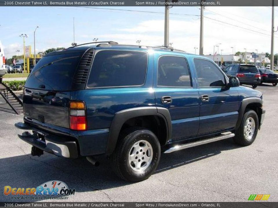 2006 Chevrolet Tahoe LS Bermuda Blue Metallic / Gray/Dark Charcoal Photo #3