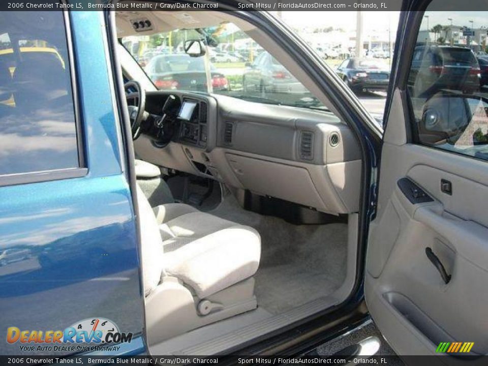 2006 Chevrolet Tahoe LS Bermuda Blue Metallic / Gray/Dark Charcoal Photo #12