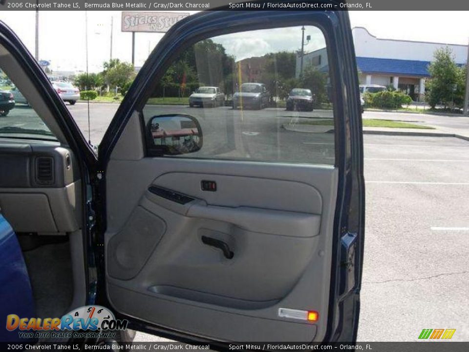 2006 Chevrolet Tahoe LS Bermuda Blue Metallic / Gray/Dark Charcoal Photo #13