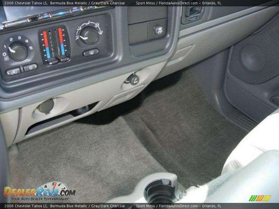 2006 Chevrolet Tahoe LS Bermuda Blue Metallic / Gray/Dark Charcoal Photo #22