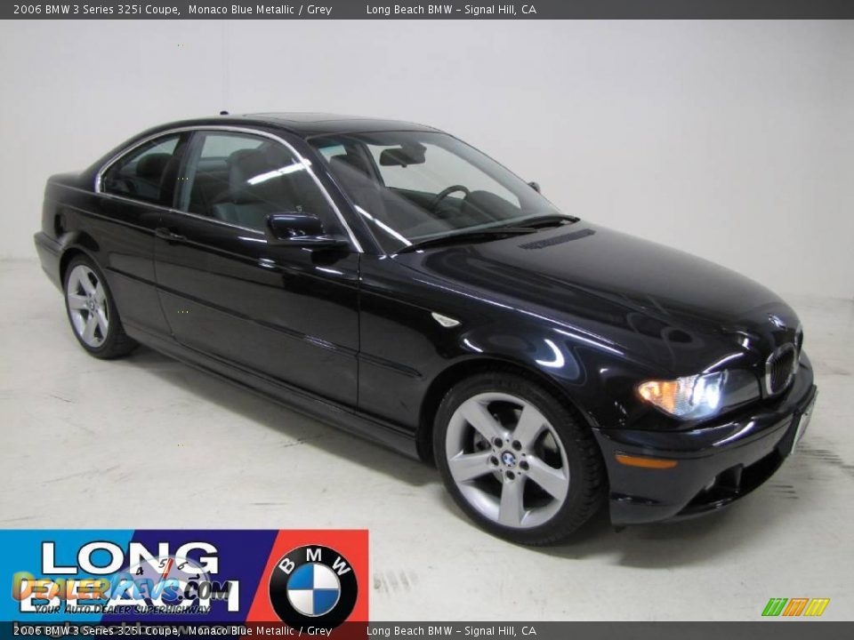 2006 BMW 3 Series 325i Coupe Monaco Blue Metallic / Grey Photo #1