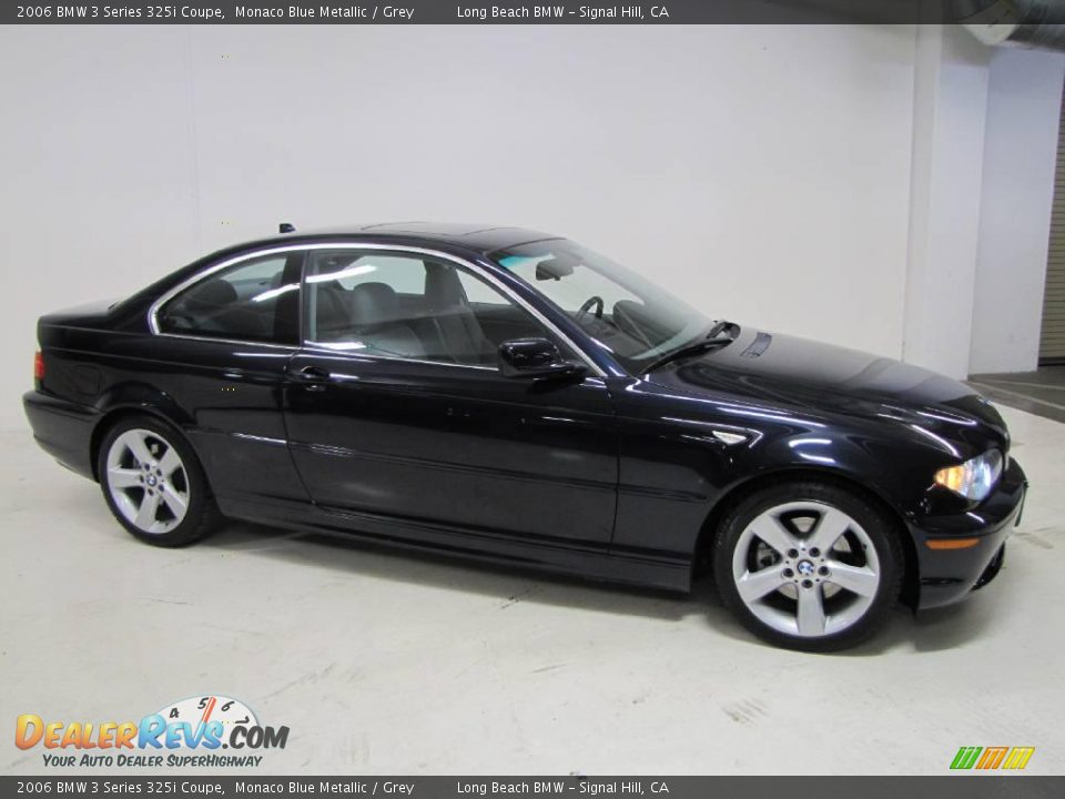 2006 BMW 3 Series 325i Coupe Monaco Blue Metallic / Grey Photo #2