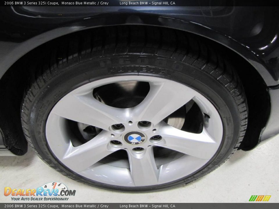2006 BMW 3 Series 325i Coupe Monaco Blue Metallic / Grey Photo #3