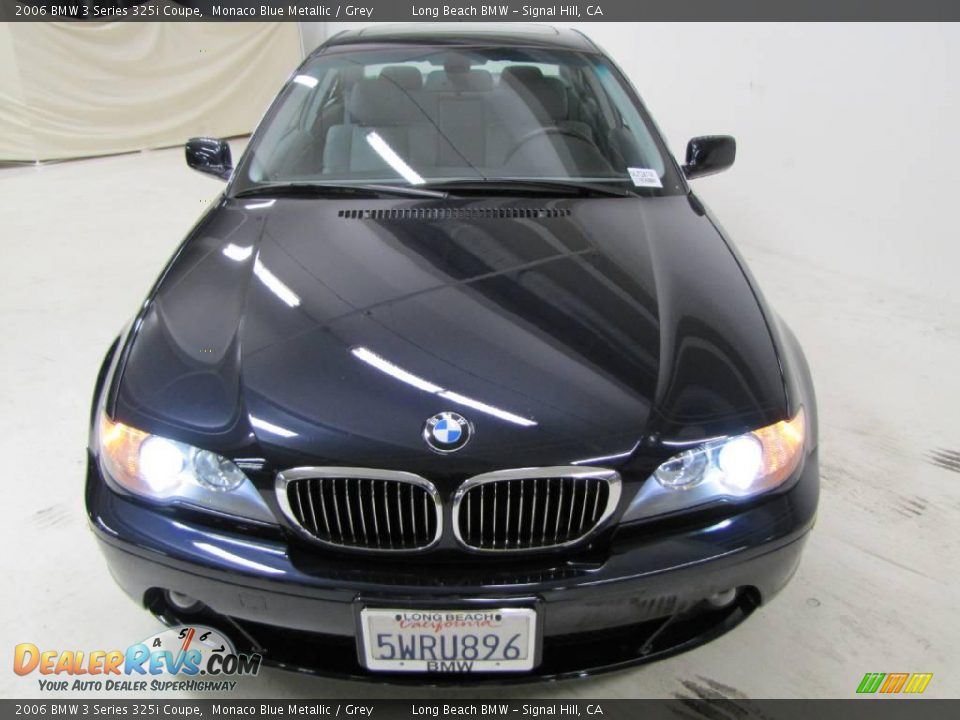 2006 BMW 3 Series 325i Coupe Monaco Blue Metallic / Grey Photo #4