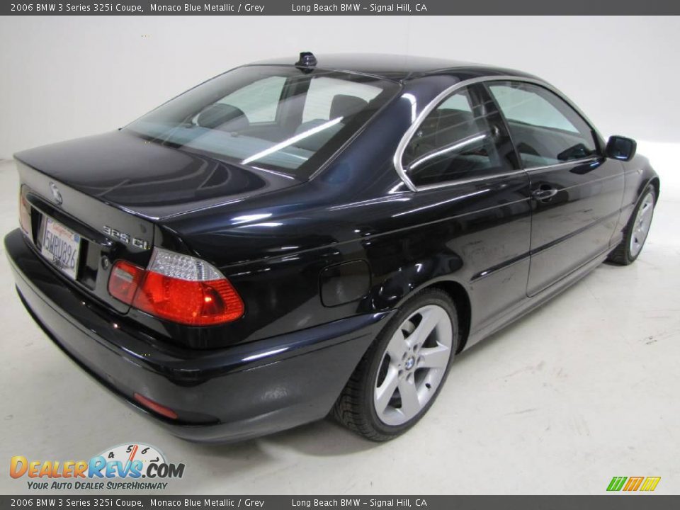 2006 BMW 3 Series 325i Coupe Monaco Blue Metallic / Grey Photo #5