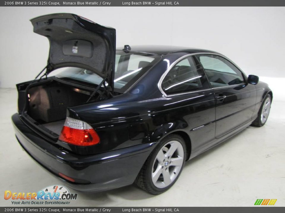 2006 BMW 3 Series 325i Coupe Monaco Blue Metallic / Grey Photo #8
