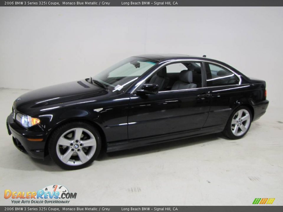 2006 BMW 3 Series 325i Coupe Monaco Blue Metallic / Grey Photo #10
