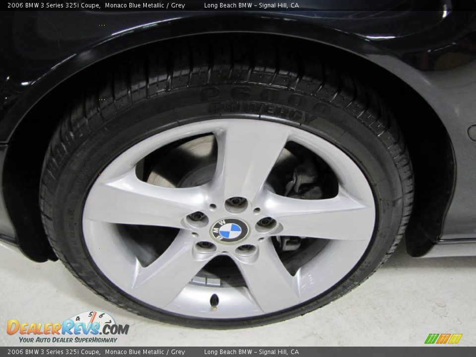 2006 BMW 3 Series 325i Coupe Monaco Blue Metallic / Grey Photo #11