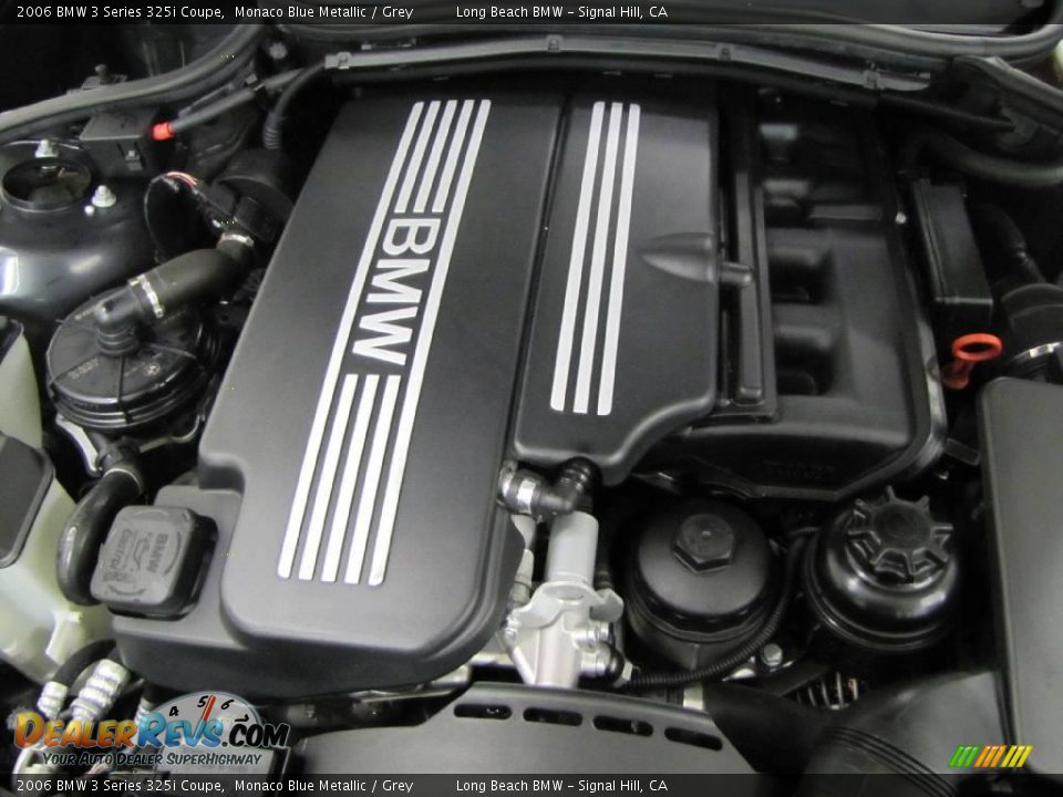 2006 BMW 3 Series 325i Coupe Monaco Blue Metallic / Grey Photo #15