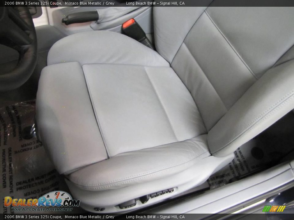 2006 BMW 3 Series 325i Coupe Monaco Blue Metallic / Grey Photo #19