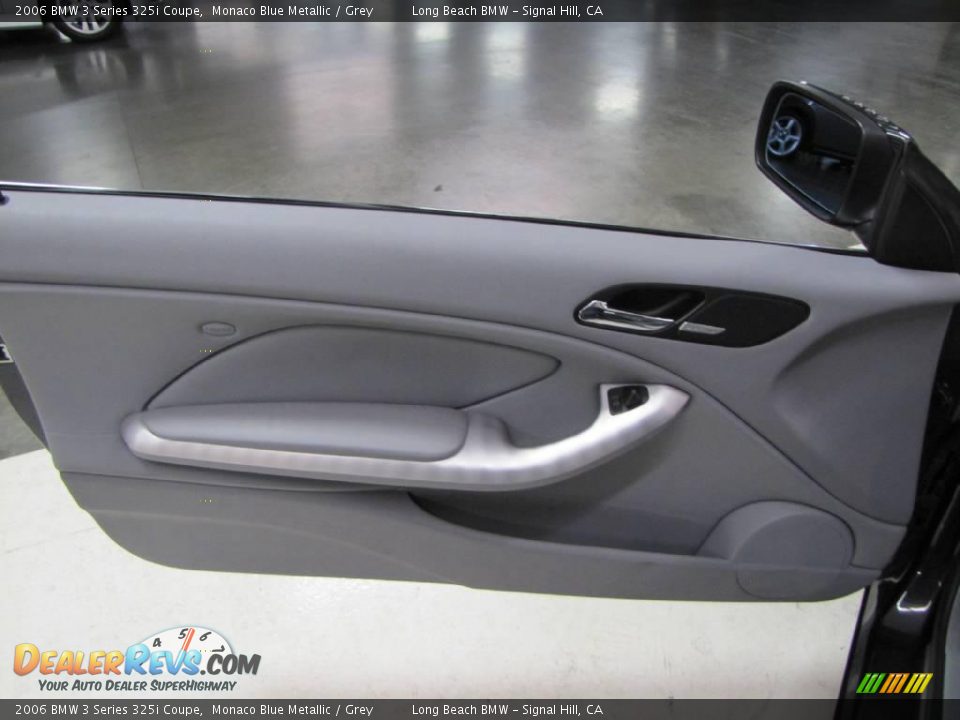 2006 BMW 3 Series 325i Coupe Monaco Blue Metallic / Grey Photo #20