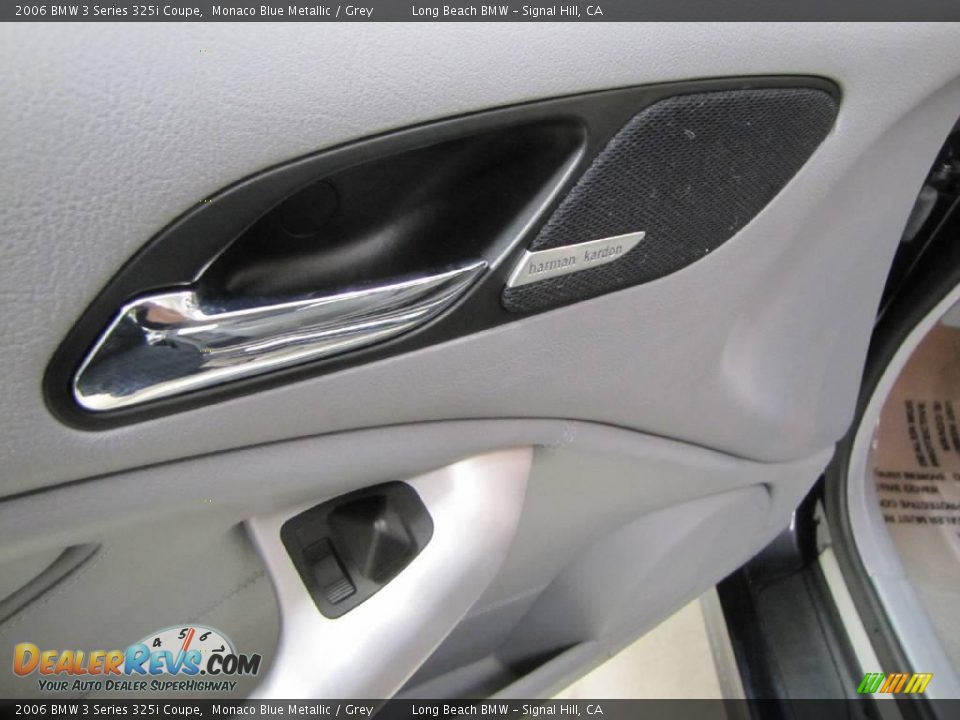 2006 BMW 3 Series 325i Coupe Monaco Blue Metallic / Grey Photo #21