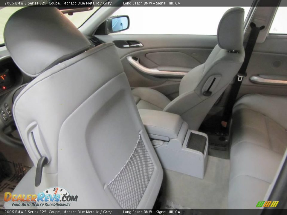 2006 BMW 3 Series 325i Coupe Monaco Blue Metallic / Grey Photo #22